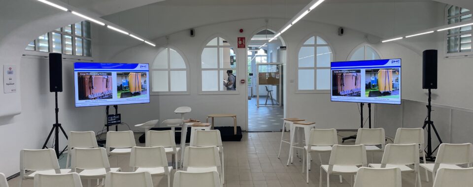 Sistema de sonido profesional para evento corporativo en Barcelona